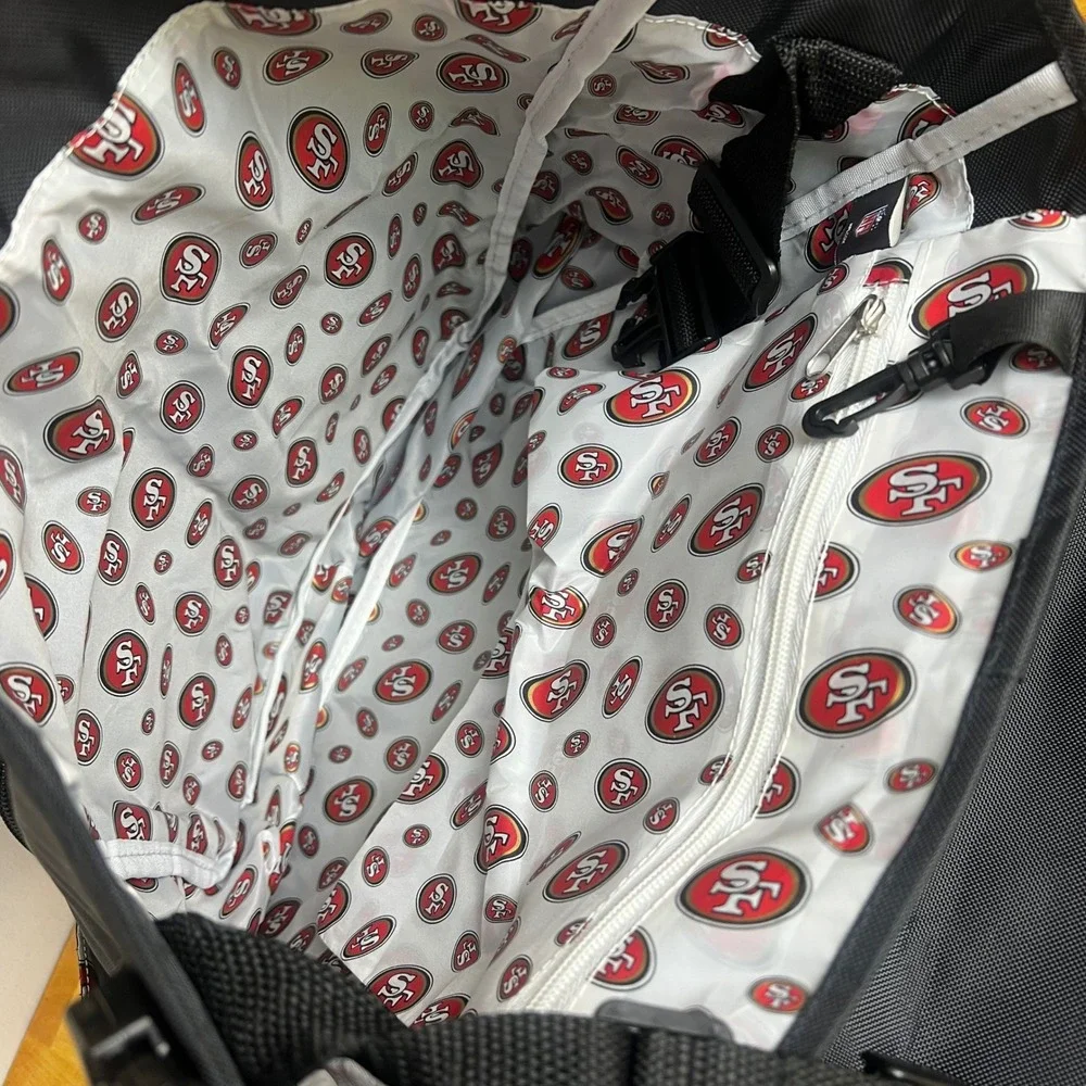 NFL San Francisco‎ SF 49ers Messenger Bag Diaper Shoulder Bag Football Fan Black